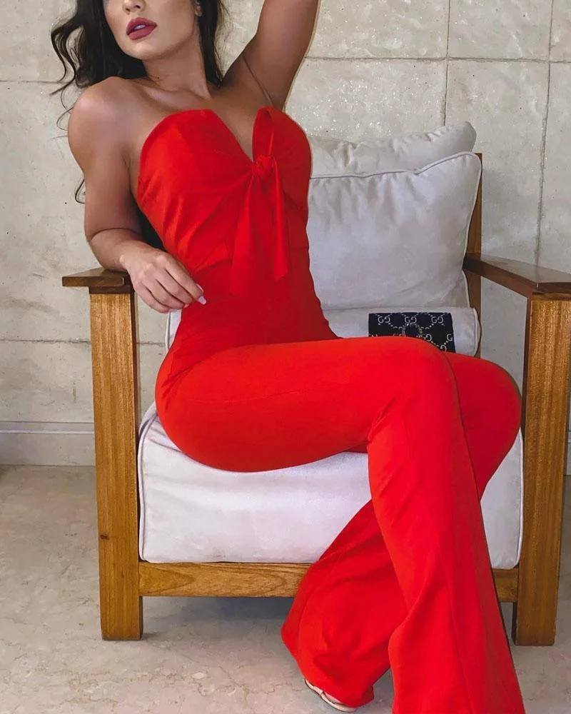 Chest Wrap Sleeveless BODYSUIT