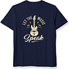 Let the Music Speak Printed Men's Short Sleeves T-Shirt