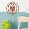 >Upgrade Size<DIY Diamond Painting Double-sided Rotatable Mandala Hanging Wind Chime Suncatcher Hanging Kit