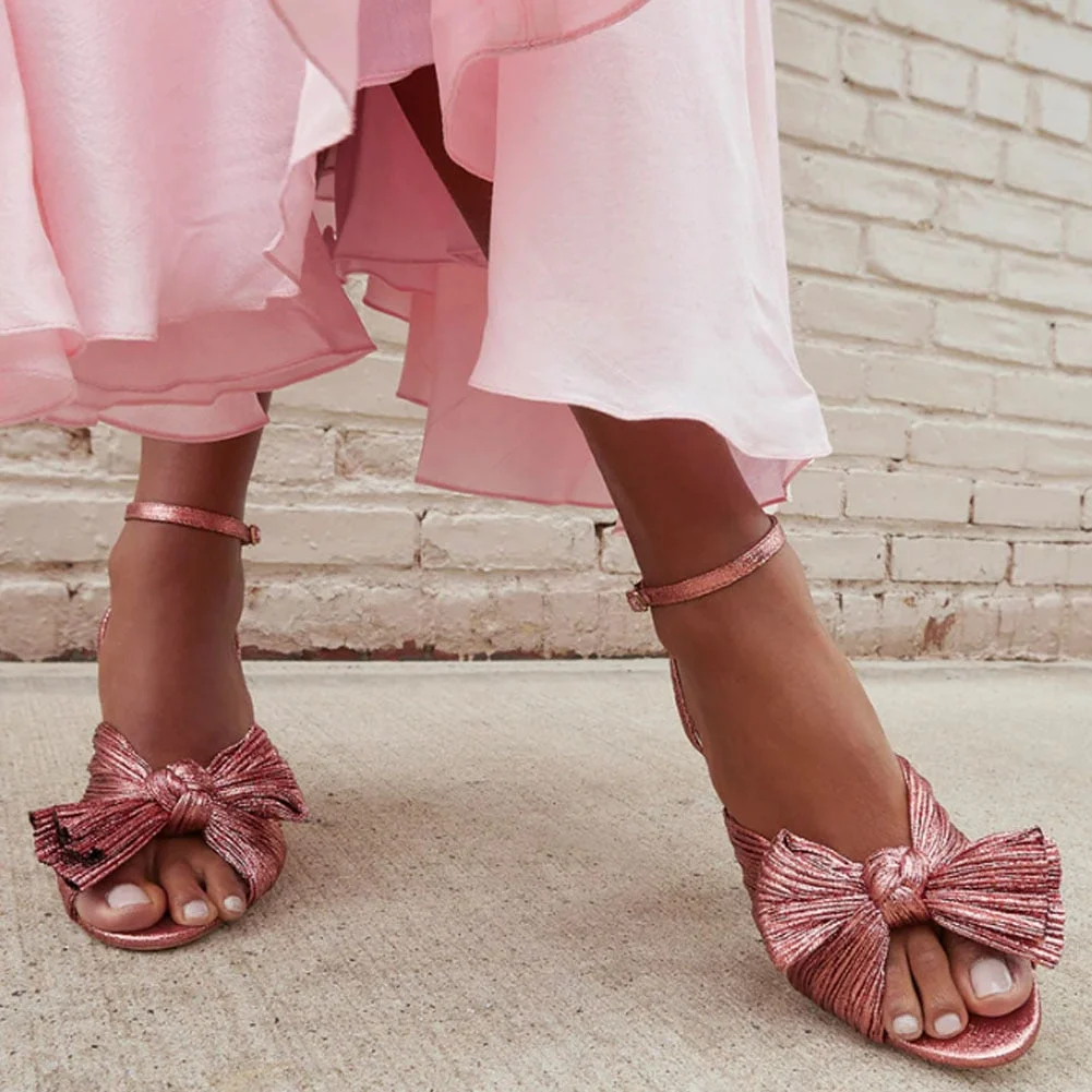 Vstacam Graduation Gift Brand Luxury Designer High Quality Open Peep Toe Bowknot High Heels Women Sandals Party Dress Wedding Summer Shoes