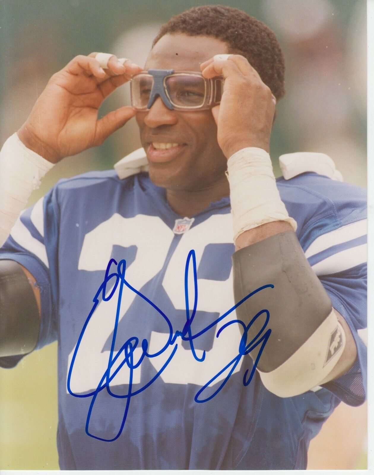 Eric Dickerson #0 8x10 Signed Photo Poster painting w/ COA Indianapolis Colts -