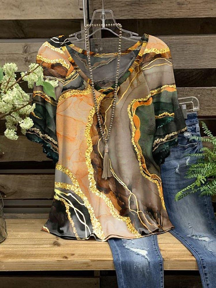 Women's Printed Casual Top