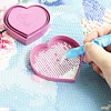 Diamond Painting Tool Heart-Shaped Diamond Tray Box large-Capacity Tray Case
