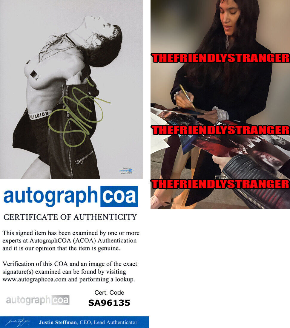 SOFIA BOUTELLA signed Autographed 8X10 Photo Poster painting r PROOF - SEXIEST Hot ACOA COA