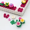 Bloom Flower DIY Building Block Photo Frame Kit,Creative Handmade Assembled Photo Frame Handmade Craft Gift Home Tabletop Display Decor
