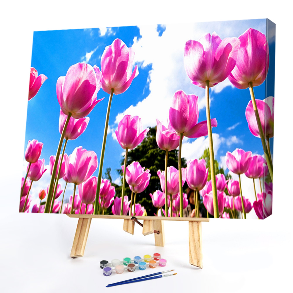 

40*50CM - Paint By Numbers - Flowers, 501 Original