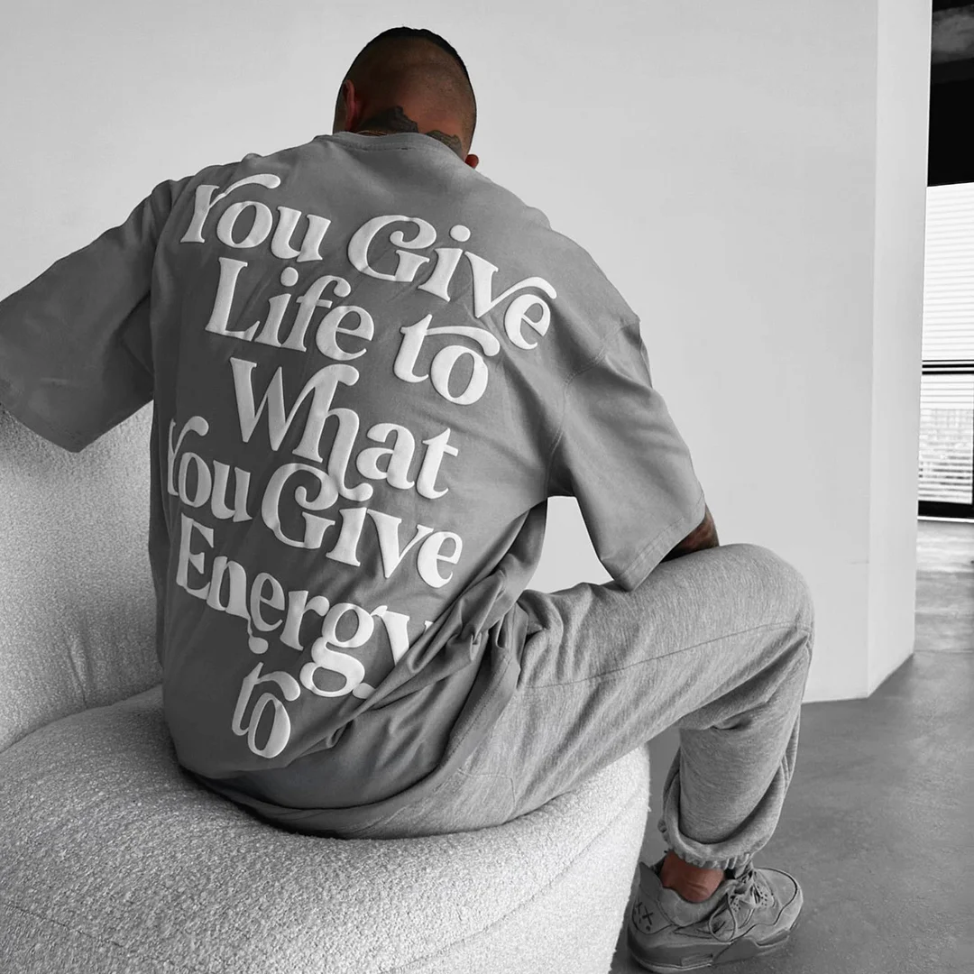 Oversize Life Energy Tee