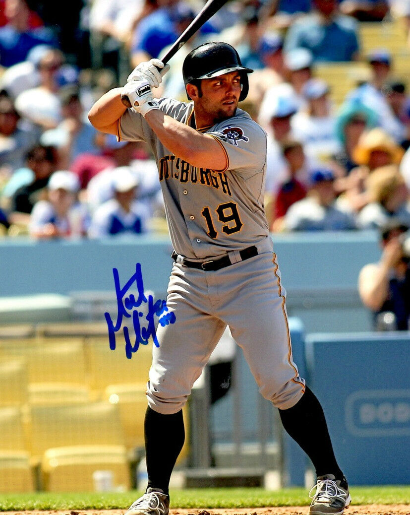 Signed 8x10 MIKE MCKENRY PITTSBURGH PIRATES Photo Poster painting- COA