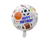 50PCS Sport Basketball American Football Soccer 18" Aluminum Film Balloons Catering Decors