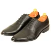 Men Captoe Leather Oxford Dress Shoes Wedding