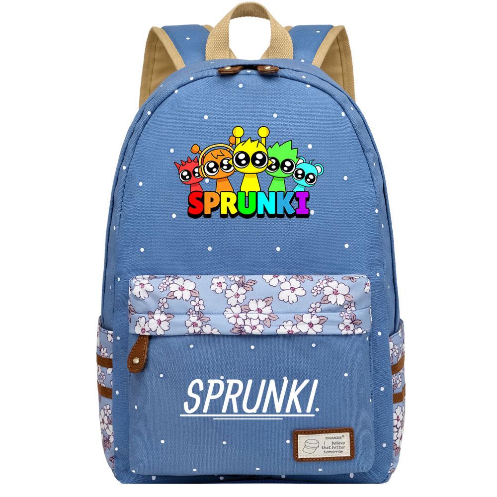 Mayoulove Sprunki Backpack Lightweight Design with Multiple Pockets for School Adventures-Mayoulove