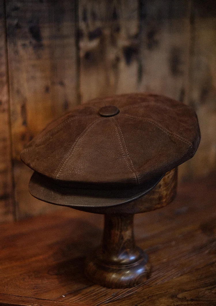 Grunley Baker Boy (Mid-Width) - Brown Leather