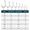 220Pcs Fishing Hooks Set Barbed FishHooks Carp Fishhook for Freshwater Saltwater