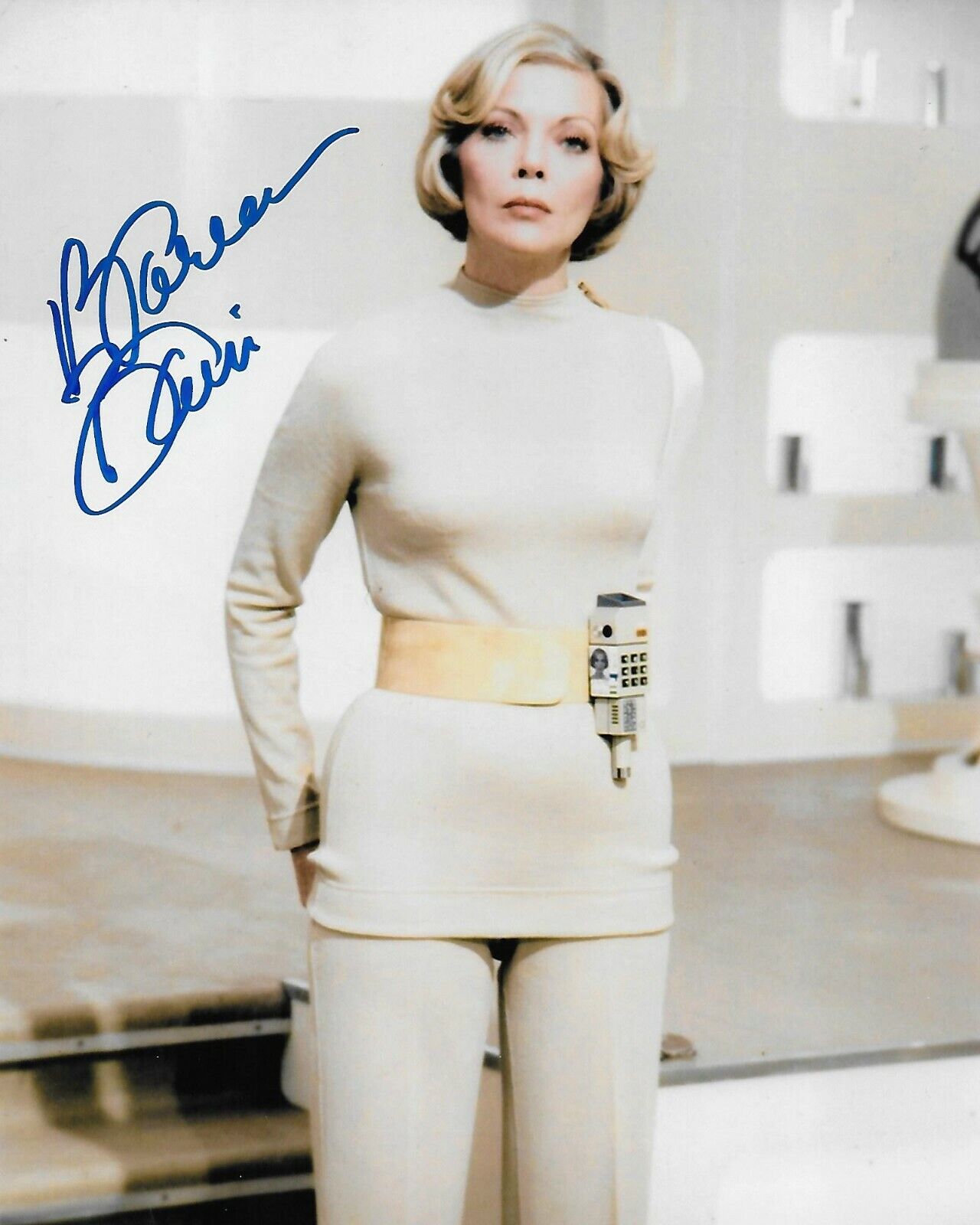 Barbara Bain Space 1999 Original 8X10 Photo Poster painting #21 signed in person @HollywoodShow