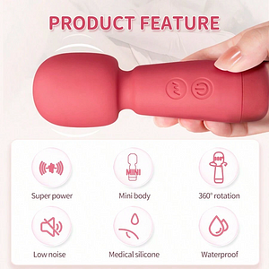 Mini Vibrator with 5 Speeds & 5 Modes Female G-spot stimulation pleasure