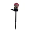 Solar Fairy-Tale Mushroom Cottage Landscape Pathway Light Waterproof LED Outdoor Lawn Lamp Courtyard Decoration Light for Spring Garden Walkway Patio Yard Backyard