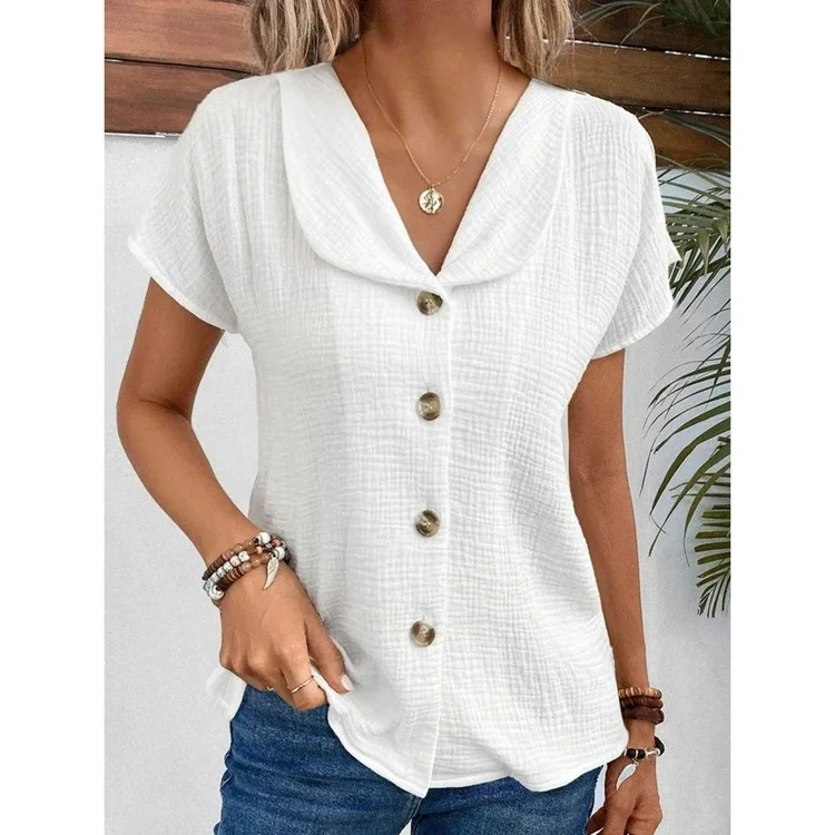 Damen-Kurzarm-Strickjacke