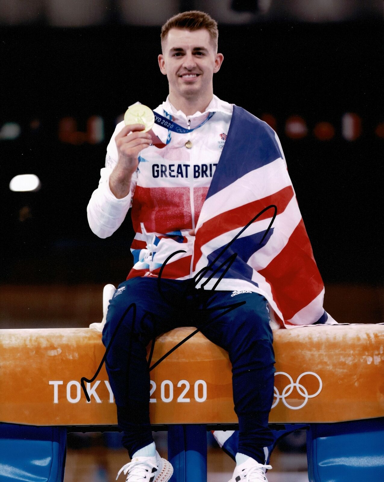 Max Whitlock Signed 10X8 Photo Poster painting Rio 2016 Tokyo 2020 Genuine Signature AFTAL COA E