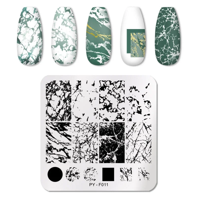 PICT YOU Nail Stamping Plates Animal Patterns Stencil Stainless Steel Tools Nail Art Stamp Design
