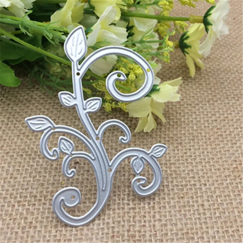 Leaves Metal Cutting Dies Stencil Scrapbooking Photo Album Card Paper Embossing Craft DIY