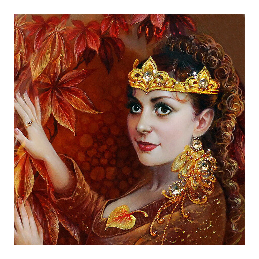 

40*40CM - Special Shaped Diamond Painting - Beauty, 501 Original