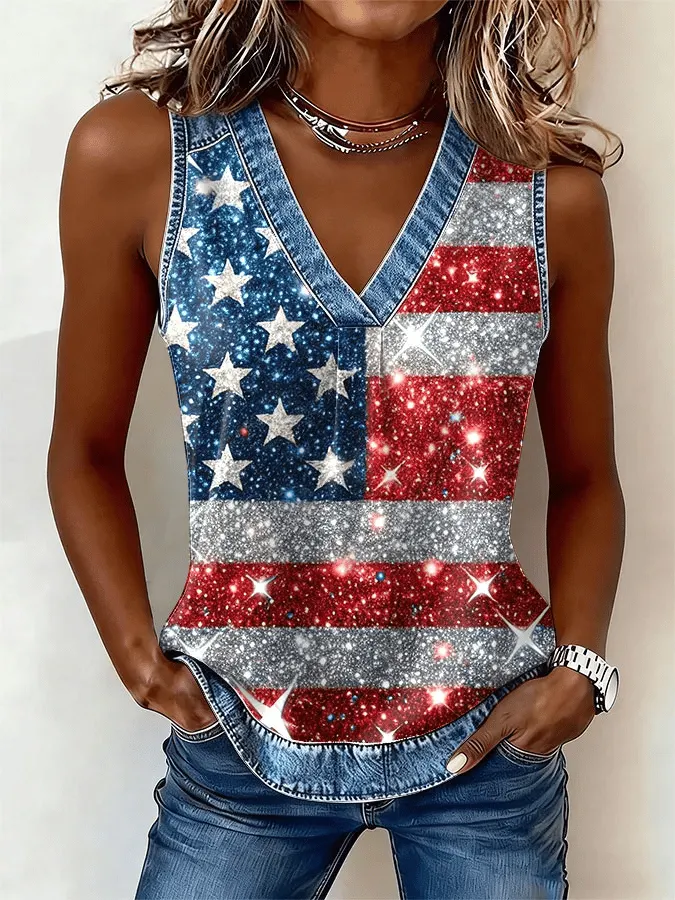 Women's America Falg Vest 