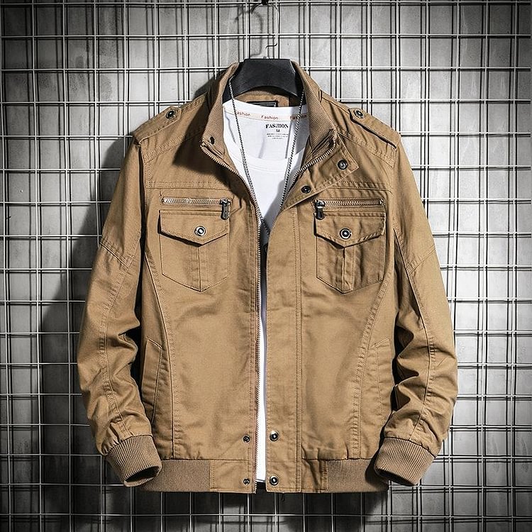 Cotton Washed Workwear Jacket Men's Jacket