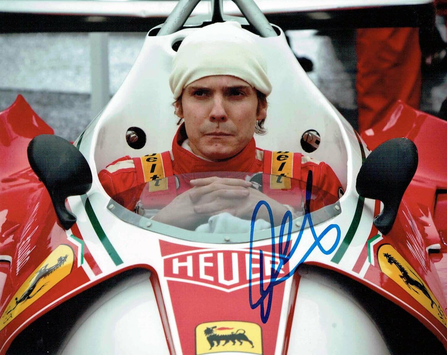 Daniel BRUHL SIGNED Autograph 10x8 Photo Poster painting RUSH Actor Niki Lauda AFTAL COA