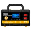 12V/24V Car Battery Charger with Cable Clamps & LCD Display Automatic Chargers and Maintainer for Car Motorcycle Lawn Mower
