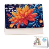 2026 Calendar Diamond Painting Kit DIY Diamond Art Desk Calendar for Home Office