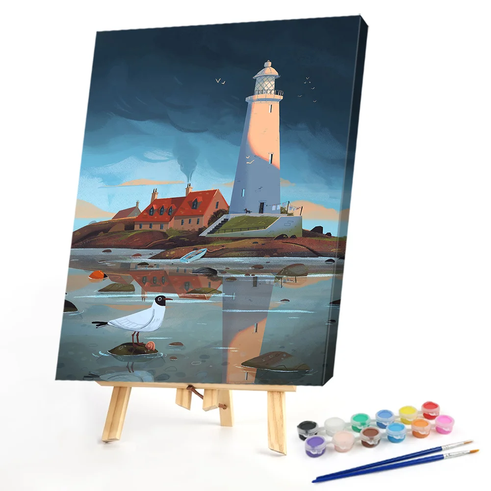 Lighthouse - Paint By Numbers(50*40CM)