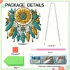 >SALE<Dream Catcher 2D Flat DIY Diamond Painting Set Diamond Art Pendant Wall Decor