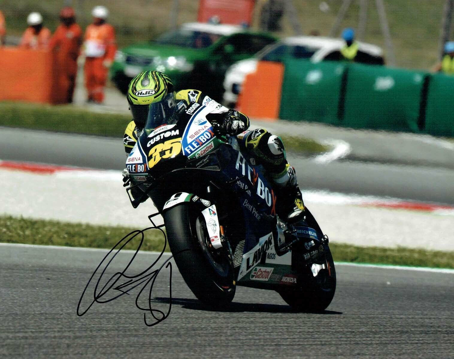 Cal CRUTCHLOW 2019 SIGNED LCR HONDA Autograph 14x11 Photo Poster painting 1 AFTAL COA