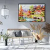 Autumn Cabin-14CT Stamped Cross Stitch 48*35cm/18.9*13.78in tapestrymarket