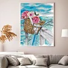 Romance By Sea-14CT Stamped Cross Stitch 33*44cm/12.99*17.32in tapestrymarket