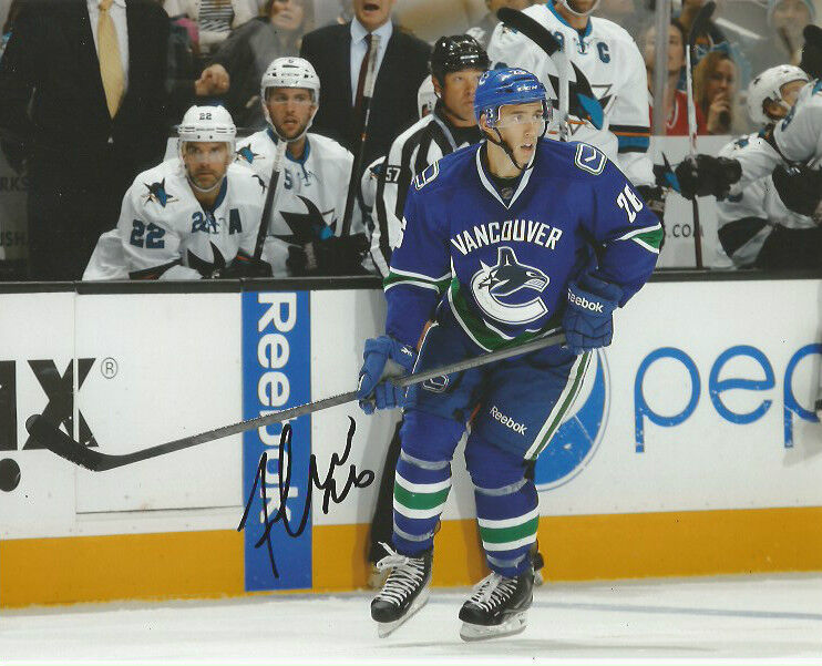 Vancouver Canucks Frank Corrado Autographed Signed 8x10 Photo Poster painting COA