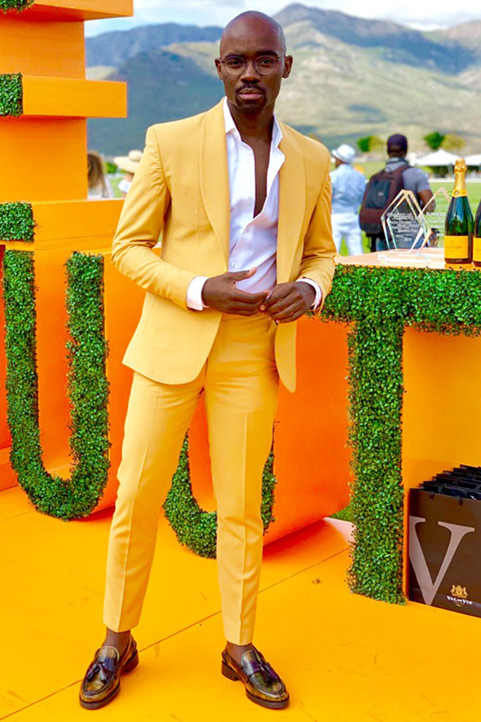 Bellasprom Modern Yellow Prom Suit For Guys Shawl Lapel Bellasprom
