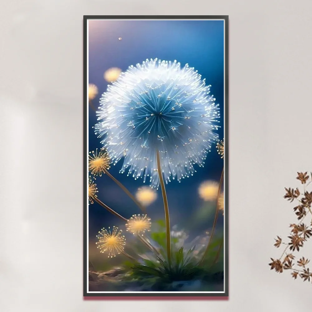 11CT Full Stamped Cross Stitch - Dandelion(Canvas|40*80CM)