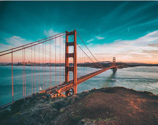 

Golden Gate Bridge – Paint By Numbers - 40*50CM, 501 Original