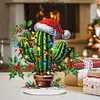 Cactus acrylique - ornement d&rsquo;artisanat de bricolage 5d