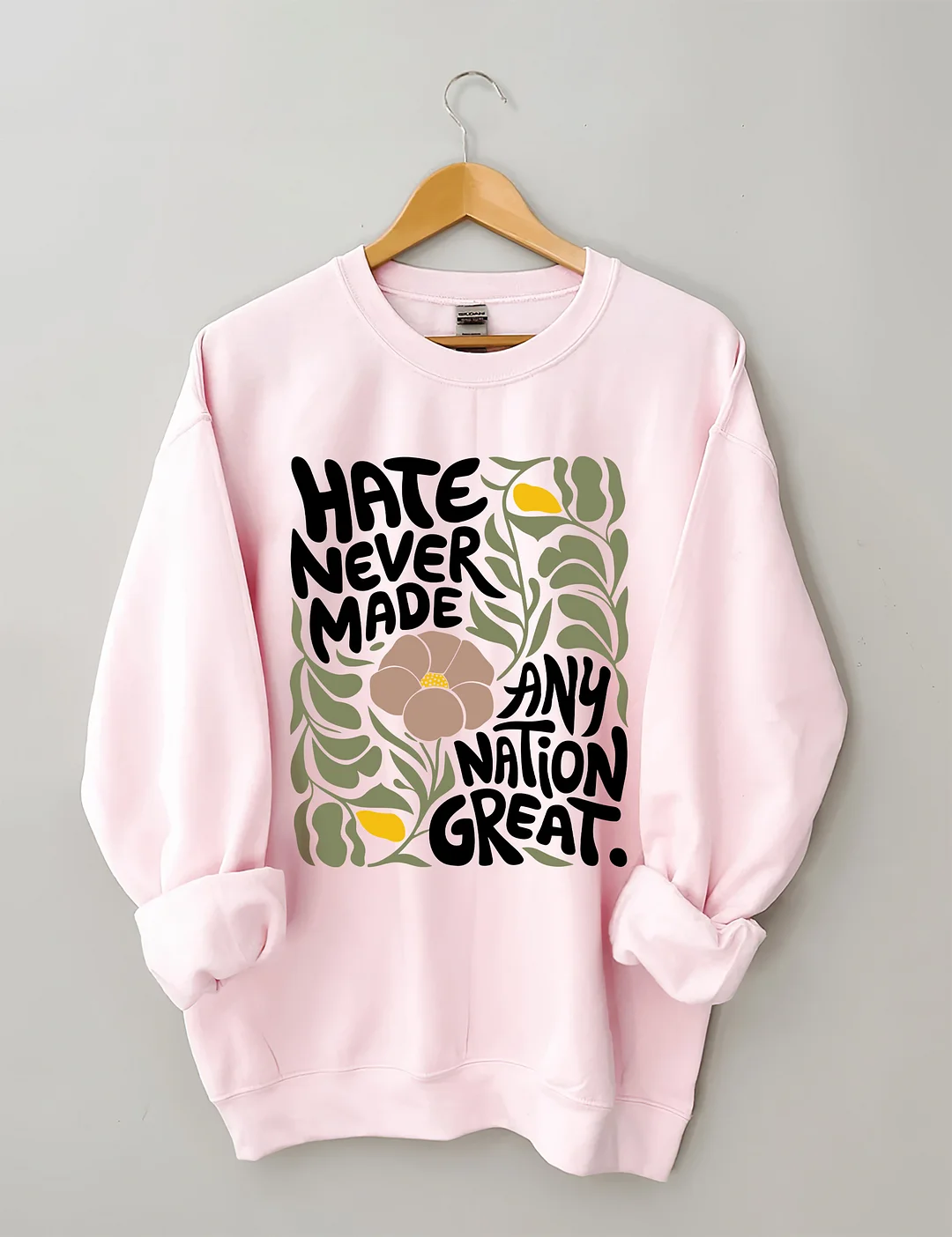 Trendy Floral Sweatshirt