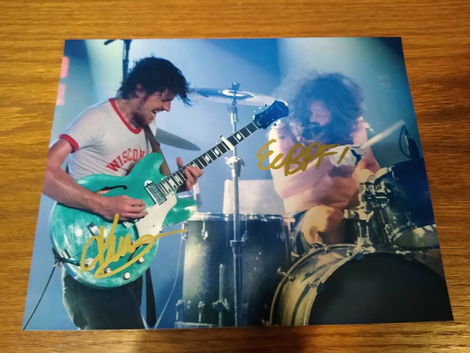 BLACK PISTOL FIRE SIGNED 8x10 Photo Poster painting autograph COA 2