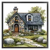 Cabin-11CT Stamped Cross Stitch 40*40cm/15.75*15.75in