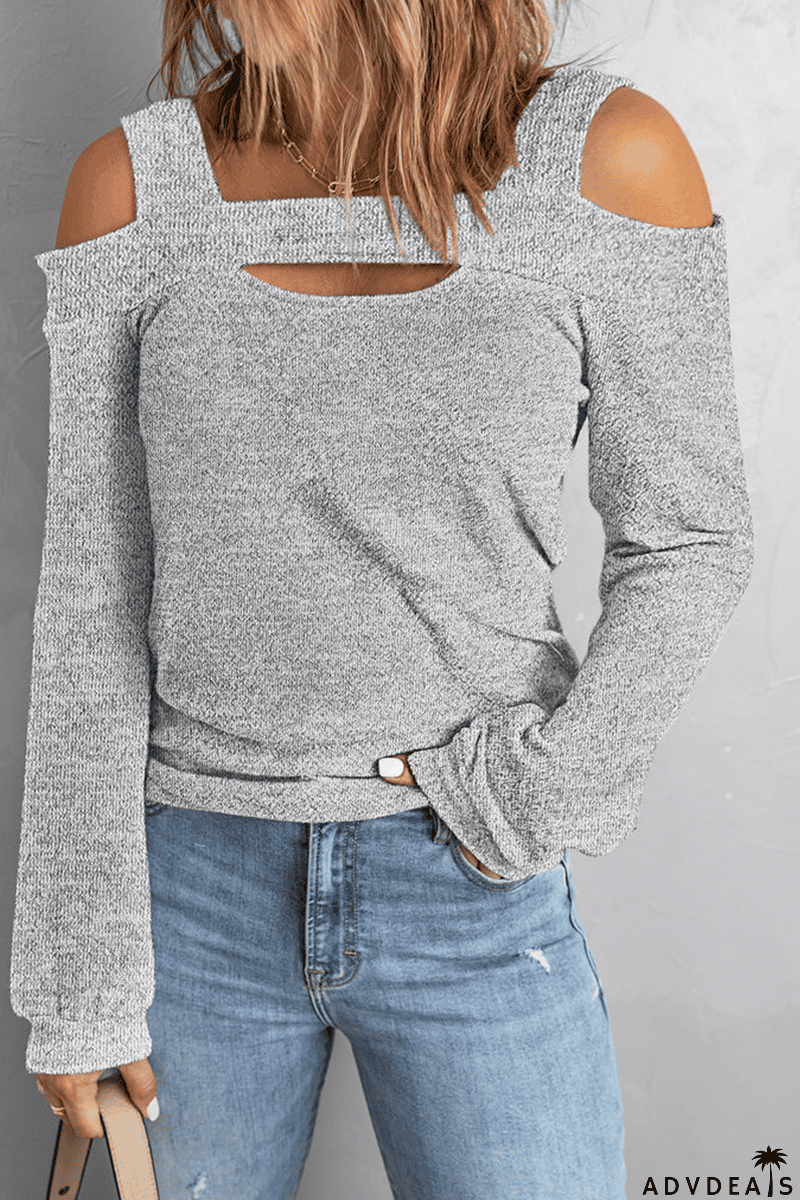 Seriously Obsessed Cold Shoulder Top