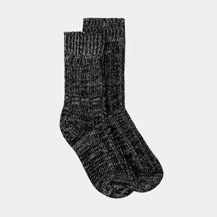 Cotton Twist Womens Socks (Black)