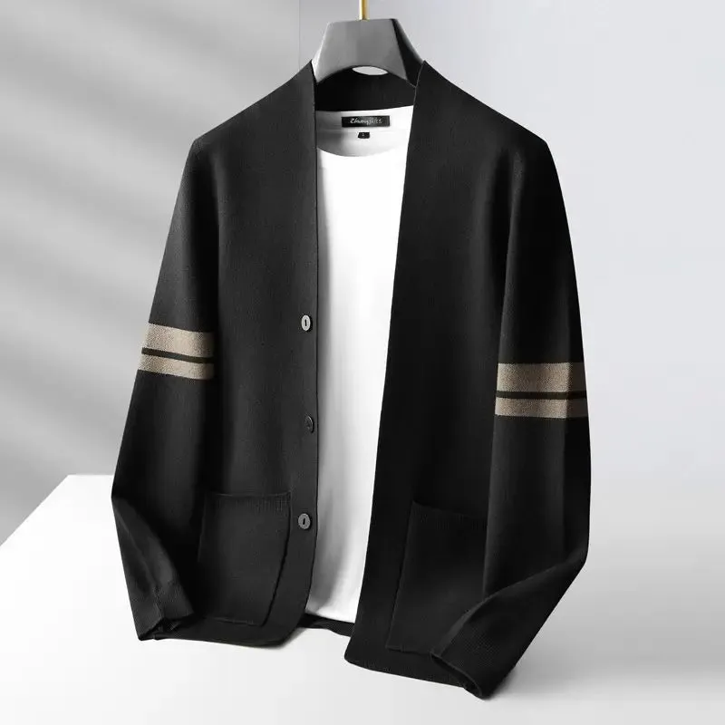 Men's Lightweight Knit Cardigan &ndash; Slim Fit Layering Essential &ndash; view 2
