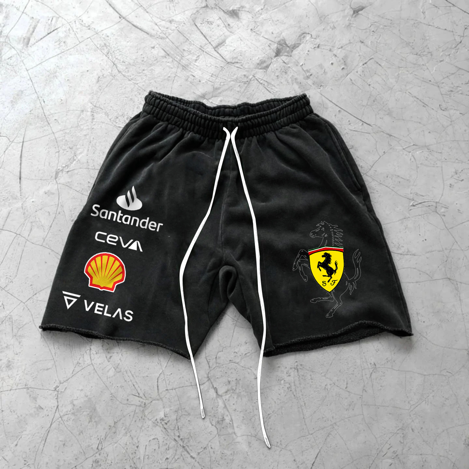 Men's Racing Design Loose Shorts
