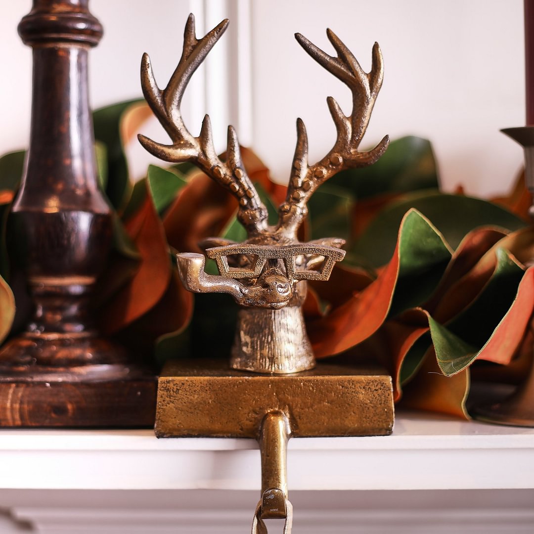 Bronzed Aluminum Stocking Holders