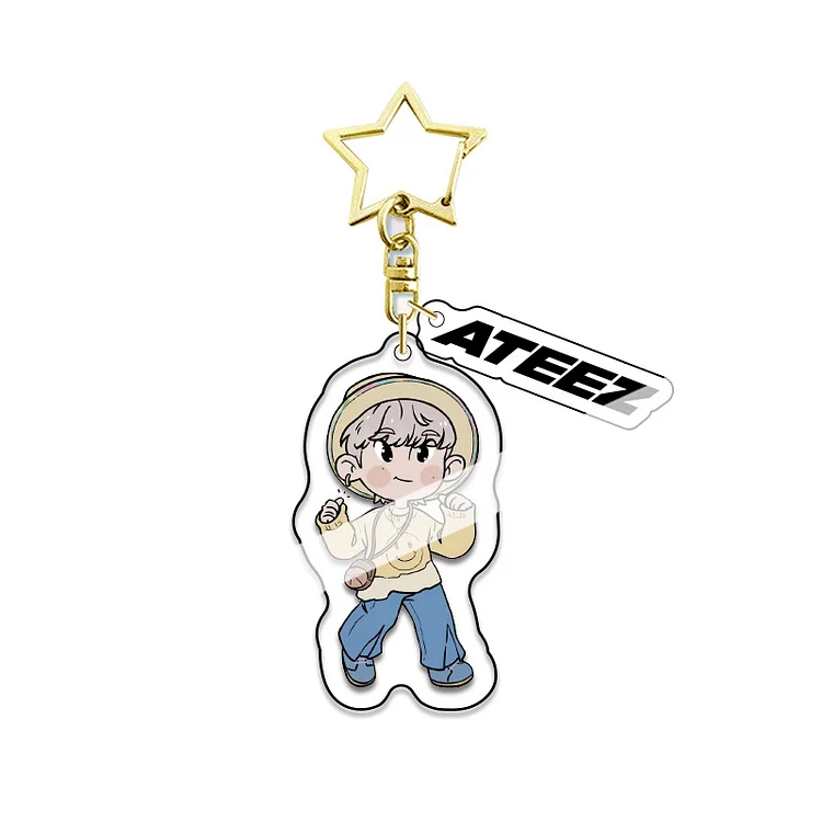 ATEEZ アニバーサリー アクスタ ATEEZ Cute Member Acrylic Keychain