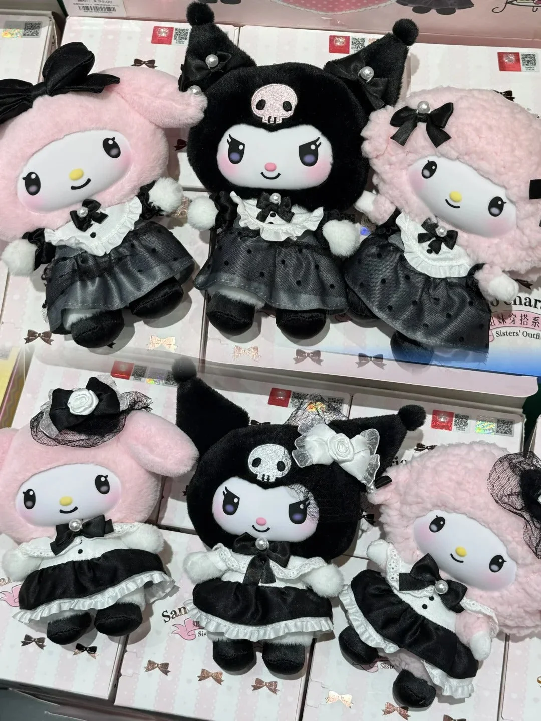 Sisters Outfit Doll Vinyl Plush Pendant Doll Blind Box